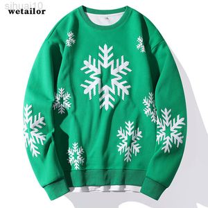 2022 Enkele Road Mens Slim Fit Crewneck Sweins Sweatshirt Jongen Volledige Sweatshirts Japanse Streetwear Harajuku Multicolor Hoodie Mannen L220730