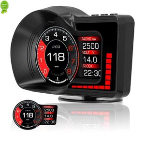 Pantalla HUD para coche F15, velocímetro Digital GPS OBD2, velocímetro Universal para salpicadero de coche, velocímetro para parabrisas, 2022