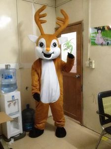 2022 Factory Direct Sale Halloween Elk Mascot Costume Top Quality Personnalisez Cartoon Deer Anime Th￨me personnage de la taille de No￫l adulte