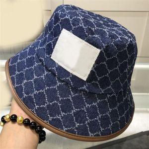 2022 Flat Designer Bucket Hat 3 Color Golf Sun Protection Printed Fitted Hats Popular Mens Caps Womens Baseball Cap Casquette 2021260g