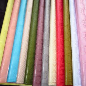 100% Cotton Jacquard Damask Bazin Riche Fabric Guinea Brocade for African Garment, 10Yards, 255S
