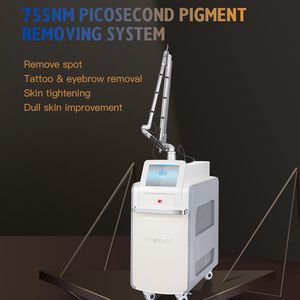 2022 Machine laser picoseconde commutée Q haute puissance pour le détatouage des taches de vieillesse en salon 1064nm 755nm 532nm picolaser réduire la peau
