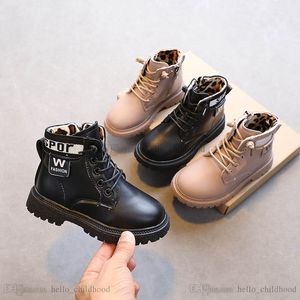 Bottines décontractées pour enfants, chaussures pour garçons et filles, taille 26 à 35, collection automne et hiver 2022