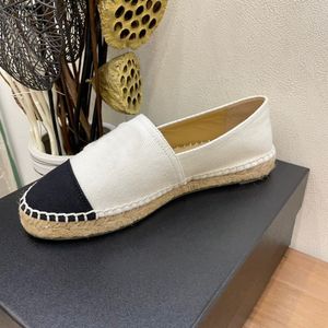 2022-Luxe Designer Femmes Casual Chaussures Ballet Chaussure Plate Patchwork Tweed Gros-Grain De Chèvre Veau En Cuir Verni Noeud Mode Élégant Top 1994