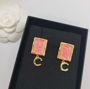Elegant Rectangle Drop Earrings - Luxury Quality, Simple Silver Design with Box, Stamped PS3488A