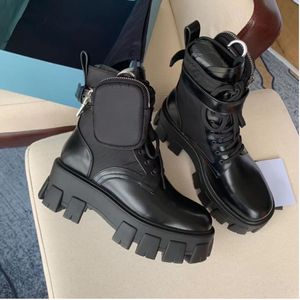 2022 bottes Martin nouvelles coutures noires fond épais style britannique boucle de ceinture talon épais bottines