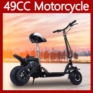 2022 Mini motocicleta de 4 tiempos 49CC 50CC ATV todoterreno Superbike montaña gasolina Scooter pequeño Buggy Motor Bikes carreras para adultos 4 tiempos motocicleta de dos ruedas envío gratis