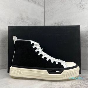 OZ09 – chaussures en toile brodées en noir et blanc pour hommes, chaussures décontractées, tendance, version coréenne de la mode, nouvelle collection 2022