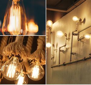 2022 nouvelle ampoule Edison E27 220 v lampe à incandescence 40 W lampe Vintage suspension rétro éclairage plafond lampadas ampoule à filament