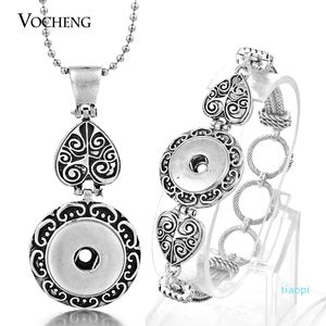 2022 nouvelle mode Collier Ginger Snap Bijoux Argent Plaqué 18mm Bouton Pendentifs Bracelet haut