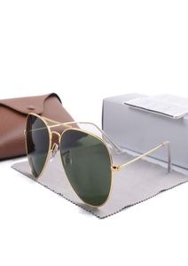 2022 Nouvelle marque de luxe Route Femmes Sunglasses Verre Lens Metal Frame 3025 3026 Pilote de haute qualité UV4006261170