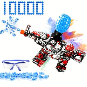 AK47 Toy Gun Electric Gel Ball Blaster Toy Ecológico Water Ball Gun Beads Bullets Pistola Juegos al aire libre Juguetes para niños Kids Boys Factory ventas directas