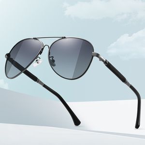 BOTERN 2023 nuevas gafas de sol polarizadas para conducir, gafas de sol que cambian de Color, gafas de visión nocturna de Metal con memoria para hombres, Estados Unidos