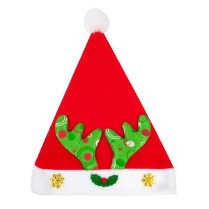 2022 Nuevo Santa Claus Multicolor Antlers Hat Mini Cartoon Kids Hat Christmas Ornnnnments al por mayor