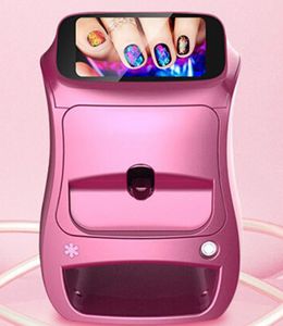 2022 Rose Autres articles 02 Kit de peinture à ongles Petite imprimante numérique mobile intelligente 3D pour ongles