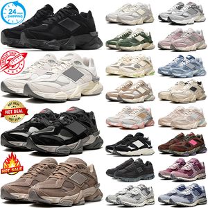 New balance 9060 running chaussures homme femme 9060s Triple noir briques bois mer sel blanc champignons pluie nuage gris bleu Haze 2002r 550 530 homme baskets Sneakers