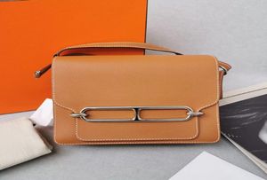 2022 Roulis 2021 New Cowhide Star Same Pig Summer Women039s Highgrade Messenger Square Bags con LOGOXW5462043