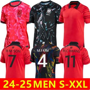 2024 Corea del Sur Camisetas de fútbol Camisetas de fútbol coreanas 22 24 SON HEUNG MIN JEA KIM HEE CHAN HWANG UI JO KANG IN LEE Cho Kyu Seong Jersey