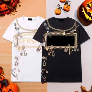 T-shirts décontractés pour hommes et femmes Mode décontracté monogramme imprimé à manches courtes Halloween, cadeau de Noël T-shirt best-seller de luxe grande taille vêtements hip hop pour hommes