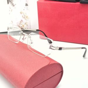 2022 lunettes de soleil lunettes de soleil de créateur de mode pour hommes femme Carti lunettes lunettes plage mariage lunettes de soleil rectangle sans monture 8 couleurs en option cadre lunettes Gafas