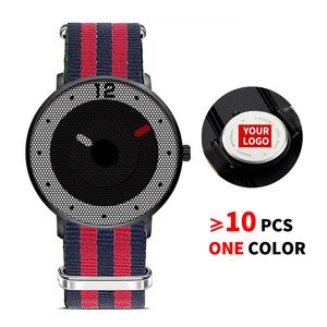 2023 10PCS / Lot SINOBI Relojes 9633 LOGOTIPO personalizado gratis Hombres Military NATO Correa Army Canvas Nylon Watchband Relojes personalizados Regalos con caja