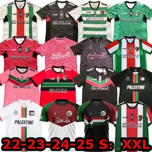 2023 2024 2025 CD Jerseys de fútbol Palestino Chile Carrasco Sosa Salas Davila Farias Home Away 3d 22 23 23 2425 Camisa de fútbol Palestina