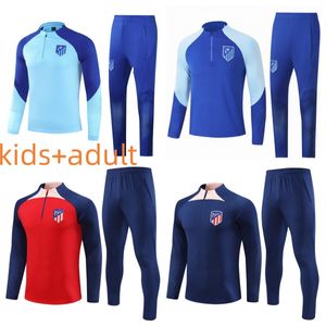 2023 2024 Atlético de Madrid chándal kit de traje de fútbol 23 24 GRIEZMANN hombres y niños chándales de fútbol ropa deportiva chandal futbol survetement