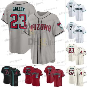 Corbin Carroll Ketel Marte D-backs 2024 Jersey Arizona 53 Christian Walker 23 Zac Gallen 12 Lourdes Gurriel Jr. Alek Thomas Gabriel Moreno Brandon Pfaadt Men Women Kids