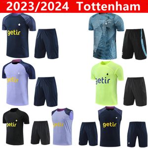 2023 2024 Hot Spurs à manches courtes Sportswear Football Set Training Shirt Tottenham chemises KANE Sportswear Football chandal futbol Adult Survival