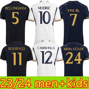 2023 2024 MEN+Kids Football kits VINI JR MODRIC BELLINGHAM Soccer Jerseys 23 24 Camiseta de futbol KROOS CAMAVINGA VALVERDE RODRYGO ALABA Kid Footbal ki