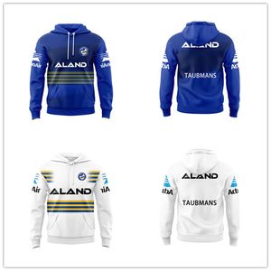 2023 2024 Nuevo Parramatta Eels Home Away Rugby Sudadera con capucha Ropa deportiva para hombres Sudadera con capucha para exteriores