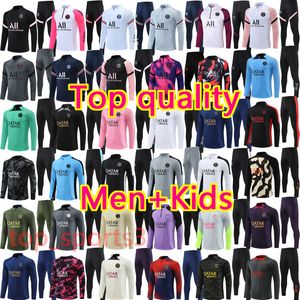 2024 2025 psgES survêtement hommes football entraînement costume 21 22 23 24 25 tuta maillot pPSG survêtement veste Paris mbappe hommes et enfants kit football jogging survetement chandal