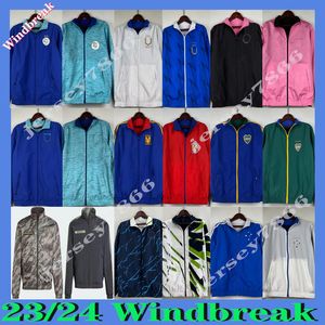 2023 2024 Algeria riverbed Miami Long Sleeve two-sided Windbreaker Windrunner tiger Boca saka Full Zipper Wind Breaker Waterproof Jacket Trench Coats Tracksuits