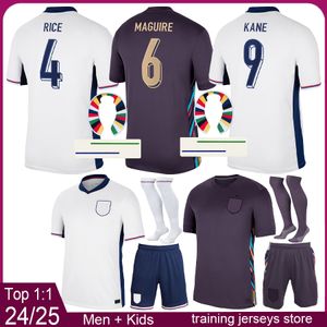 New Jerseys 2024 Bellingham Mens Soccer Jersey Kids Football Kits Home Away 24 25 Kane Rashford Sancho Grealish Foden Football Shirt Shirts Shirts Kit Full sets