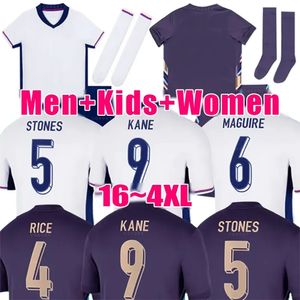 2023 2024 Toone Soccer Jerseys Angleterre Copa Mundial Camisa de fútbol Kirby White Bright Mead 24 25 Inglaterra Trippier National Football Shirt Men Kids Kit Uniforme