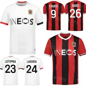 2023-24 Club OGC Nice 9 MOFFI Maillot de football 24 LABORDE 29 GUESSAND 28 BOUDAOUI 20 ATAL 55 NDAYISHIMIYE 4 DANTE 26 BARD 11 SANSON 6 TODIBO 23 LOTOMBA Kits de maillots de football