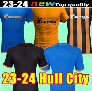 2023 24 Hull City Soccer Jerseys 23/24 The Tigers Amber Wilks Honeyman M.Smith Bernard Eaves Scott Raxter Greaves Lewis-Potter Emmanuel Cannon Third Football Shirts66