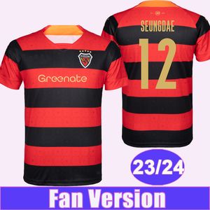 2023 24 Pohang Steelers Jerseys de football pour hommes Jong-woo Kim Oberdan Alex Grant In-sung Kim Home Football Shirts Uniformes à manches courtes