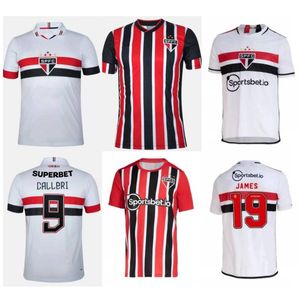 2024/25 Sao Paulo FC Soccer Jerseys 2025 JAMES GALOPPO RAFINHA PATO LUCIANO Chemises Hommes CALLERI LUCAS ARBOLEDA DAVID PABLO MAIA Uniformes de football Kit enfants