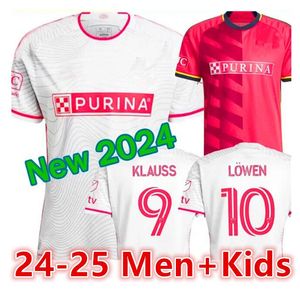 2023 24 St. L ouis City Soccer Jerseys MLS Home Away St Louis''red 'Sc White Nilsson 4 Klauss 9 Nelson Gioacchini Vassilev Bell Pidro Football Shirt Mens Fans Joueur Lowen66