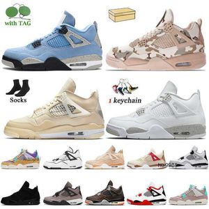 2023 4s Basketball Chaussures Femmes Hommes Jumpman 4 Baskets University Blue Veterans Day Blanc Oreo Sail Military Black Wild Things Infrared ShimmerJORDON JORDAB