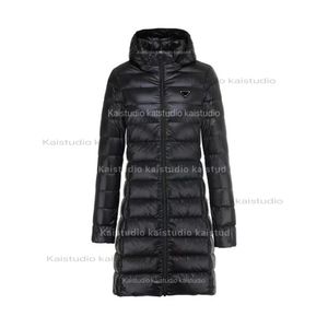 Abrigo ligero de plumón para mujer, abrigo informal versátil y ajustado de longitud media, diseño de otoño e invierno, 2023