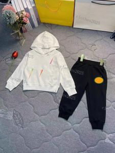2023 Automne Hiver New Western Style Clothing sets European American Fashion Big Boys and Girls Fleece pantalon à manches longues
