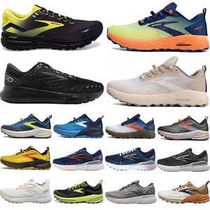 2024 Designer Brooks Lance 9 Chaussures de course Mentilles Femmes fantômes Hyperion Tempo triple noir blanc gris jaune Trainers orange Glycerin Cascadia 22 20 16 Sneakers