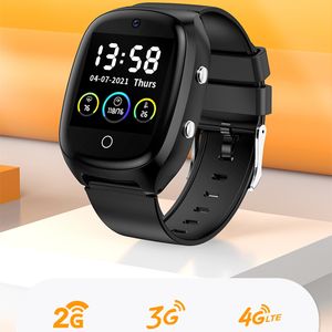2023 Meilleure vente de montres intelligentes pour personnes âgées 2G 3G 4G Montre intelligente Fréquence cardiaque Pression artérielle Localisation GPS Alarme de chute pour les personnes âgées