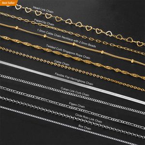 2023 cadena de plata 925 bijoux de chaîne italienne en gros en argent sterling massif boîte croisée perle de serpent chaînes à maillons torsadés en bambou