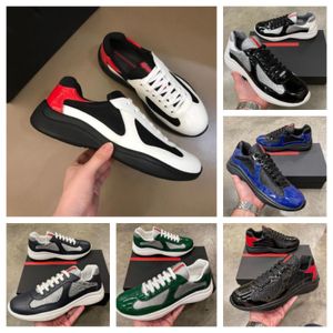 2023 Casual Runner Chaussures de sport Coupe de l'Amérique Baskets basses Chaussures Mode pour hommes Semelle en caoutchouc Tissu Cuir verni Entraîneur de remise en gros pour hommes avec boîte