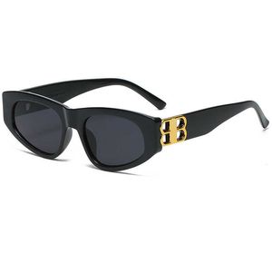 2023 Cat Eye Men's Walk Show Gafas de sol para mujer Moda Estampado de leopardo Color Tendencia i