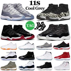 2023 Cool Grey 11 11s Chaussures de basket-ball pour hommes Animal Instinct 25e anniversaire Georgetown Bred Concord Cap and Gown High Low Hommes Femmes Outdoor JORDON JORDAM