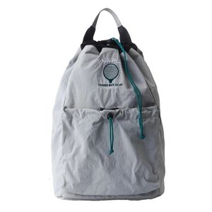 Sac à bandoulière avec cordon de serrage, sac à dos de sport décontracté, de Tennis, en Nylon, matériau imperméable, sacs à livres, 2023, 240328